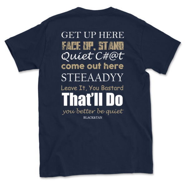 navy commands tee