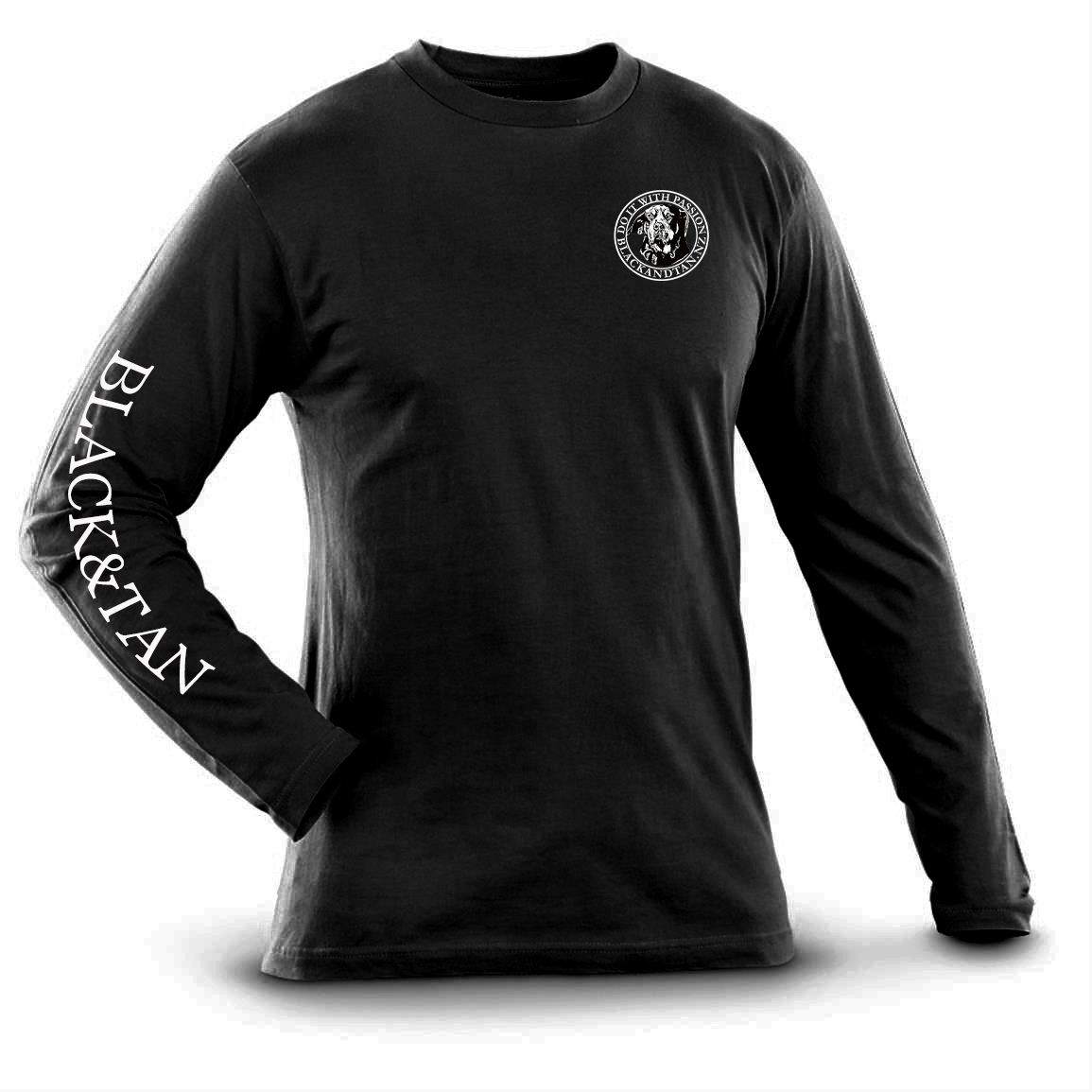 long sleeve tee black