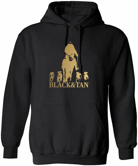 black gold mustering hoodie