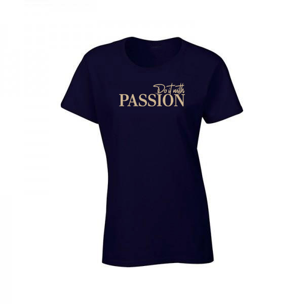 navy passion tee womens front