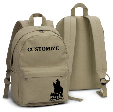 canvas backpack customize