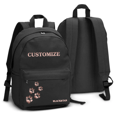 rose paws customize backpack
